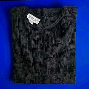 Gloria Lance Women's Black Short Sleeve Blouse